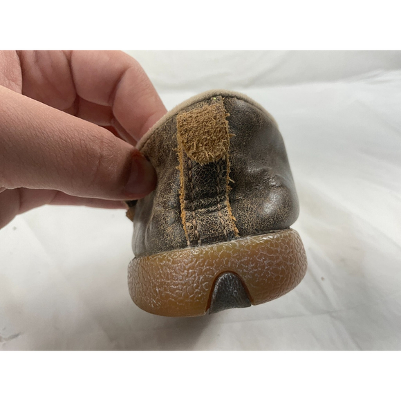 Twisted X Leopard Infant Baby Shoes Size 8 M Moc Leather Upper - Picture 14 of 16